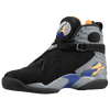 Jordan Retro 8 - Men's - Black / Grey