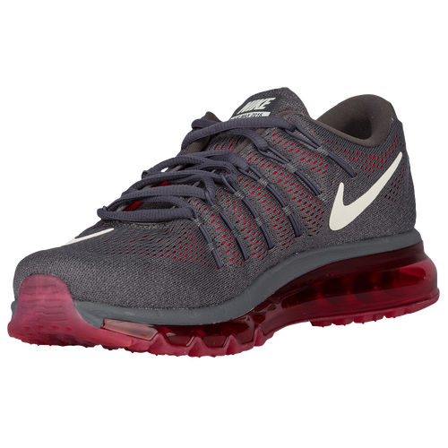Nike Air Max 2016 - Men's - Running - Shoes - Dark Grey/University Red