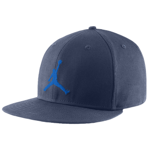 Jordan Jumpman True Fitted Cap - Men's - Obsidian/Photo Blue