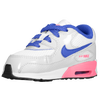 Nike Air Max 90 2007 - Girls' Toddler - White / Blue