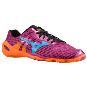 Mizuno Wave Evo Levitas - Men's - Grape/Malibu Blue/Vibrant Orange