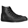 Converse All Star Leather Hi - Men's - All Black / Black