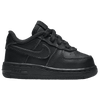 Nike Air Force 1 Low - Boys' Toddler - All Black / Black