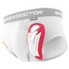 Shock Doctor Core Brief with Single BioFlex Cup - Boys' Grade School - White / Grey