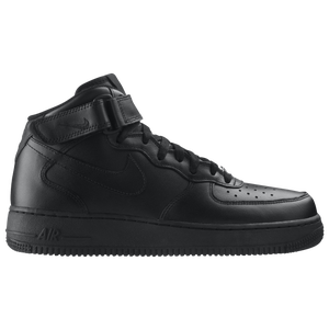 Nike Air Force 1 Mid - Men's - Black/Black