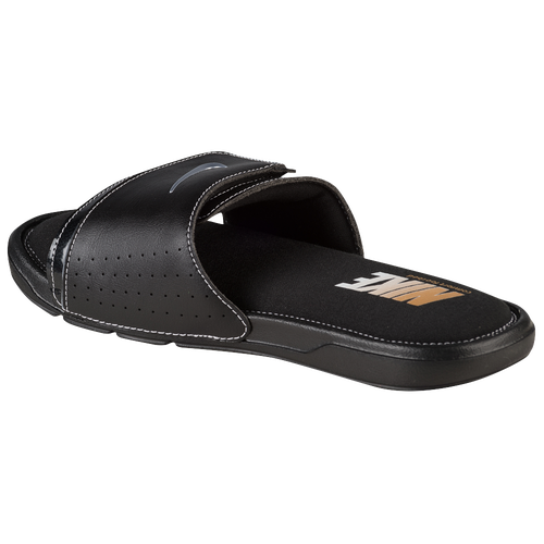 Nike Comfort Slide 2 - Men's - Casual - Shoes - Black/Metallic Silver/White