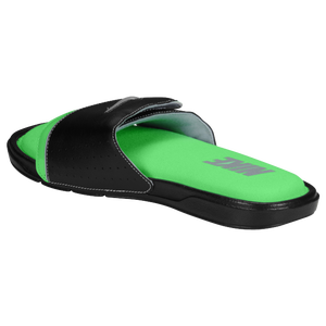 Nike Comfort Slide 2 - Men's - Black/Posion Green/Stadium Grey
