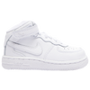Nike Air Force 1 Mid - Boys' Toddler - All White / White