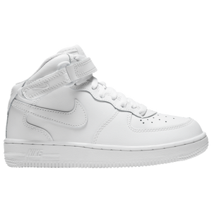 Nike Air Force 1 Mid - Boys' Preschool - White/White