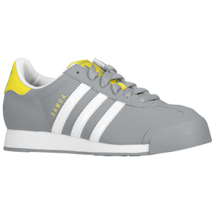 adidas Originals Samoa - Boys' Grade School - Tech Grey/Vivid Yellow/Black