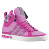 adidas Originals Top Court Hi - Women's - Pink / Grey