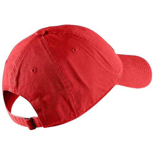 red nike swoosh cap