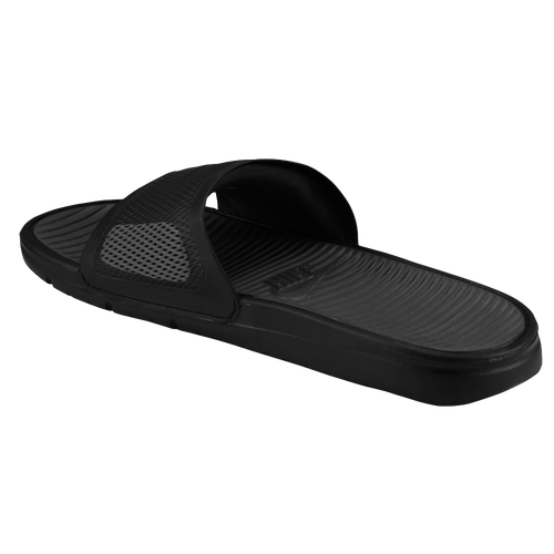 Nike Benassi Solarsoft Slide - Men's - Casual - Shoes - BlackGrey ...