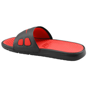 Nike Benassi Solarsoft Slide - Men's - Black/Sport Red