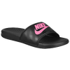 Nike Benassi JDI Slide - Women's - Black / Pink