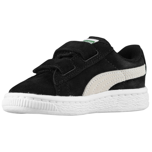 PUMA Suede Classic Boys' Toddler Casual Shoes Black/White