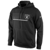 Nike NFL Therma-Fit Performance Hoodie - Men's - Oakland Raiders - Black / Grey