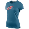 Nike Country Run T-Shirt - Women's - Blue / Red