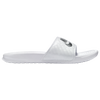 Nike Benassi JDI Slide - Women's - White / Silver