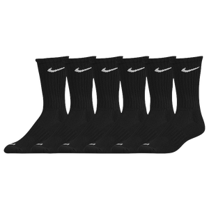 Nike 6 Pack Dri-Fit Crew Sock - Black
