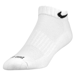Nike 6 PK Dri-Fit Low Cut Sock - White