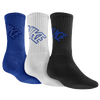 Nike 3 Pack Dri-Fit Fly Crew 1 Sock - Men's - Blue / White