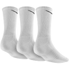 Nike 3 Pack Moisture MGT Cushion Crew Sock - Men's - All White / White