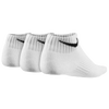 Nike 3 Pack Moisture MGT Cushion Low Cut Sock - Boys' Grade School - All White / White