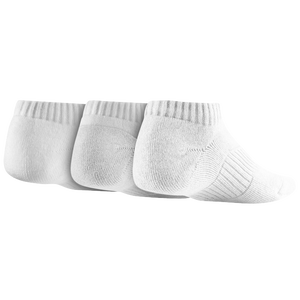 Nike 3 Pack Moisture MGT Cushion No Show Sock - Boys' Grade School - White/Grey