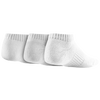 Nike 3 Pack Moisture MGT Cushion No Show Sock - Boys' Grade School - All White / White