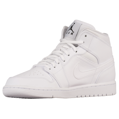 sneakers mid aj1 white black shadow retro basketball