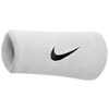 Nike Swoosh Doublewide Wristbands - Men's - White / Black