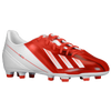 adidas F10 Messi TRX FG - Boys' Grade School - Red / White