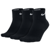 Nike 3 Pack Moisture MGT Cushion Quarter Sock - Men's - Black / Black