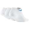 Nike 3 Pack Cotton Cush Low Cut w/ Moisture - Women's - White / Multicolor