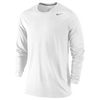 Nike Legend Dri-FIT L/S T-Shirt - Men's - All White / White