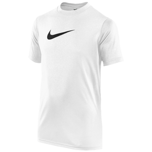 Nike Legend S/S T-Shirt - Boys' Grade School - White/Black