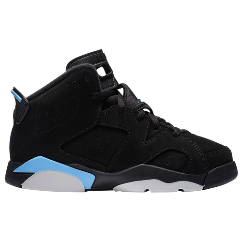 Jordan Retro 6 Boys' Preschool Basketball Shoes Black