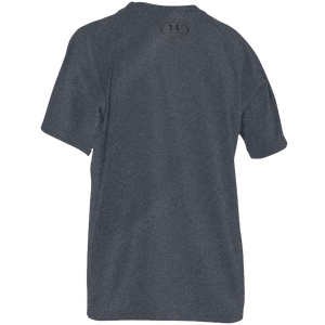Under Armour Big Logo Tech T-Shirt - Boys' Grade School - Carbon Heather/Black