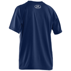 Under Armour Big Logo Tech T-Shirt - Boys' Grade School - Midnight Navy/White