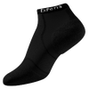 Thorlo Cushioned Heel Micro Mini Running Socks - All Black / Black