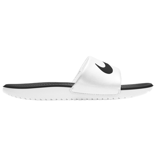 boys white nike slides