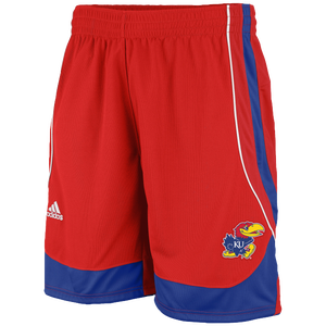 adidas College Point Guard Short - Men's - Kansas Jayhawks - University Red