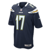 Nike NFL Team Color Game Day Jersey - Boys' Grade School - Philip Rivers - San Diego Chargers - Navy / White