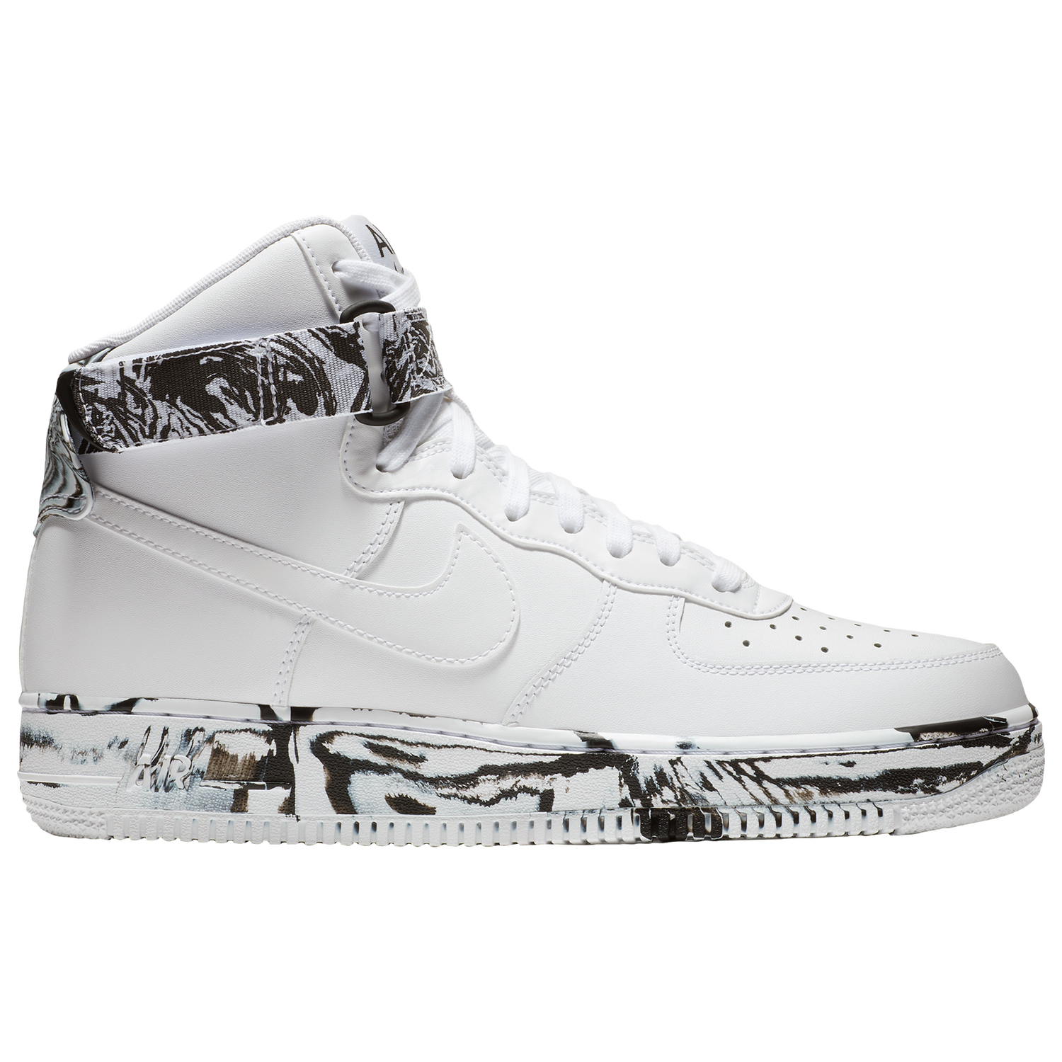 Nike Air Force 1 High LV8 - Men's - Casual - Shoes - White/Black Nike Air Force 1 High LV8 - Men's