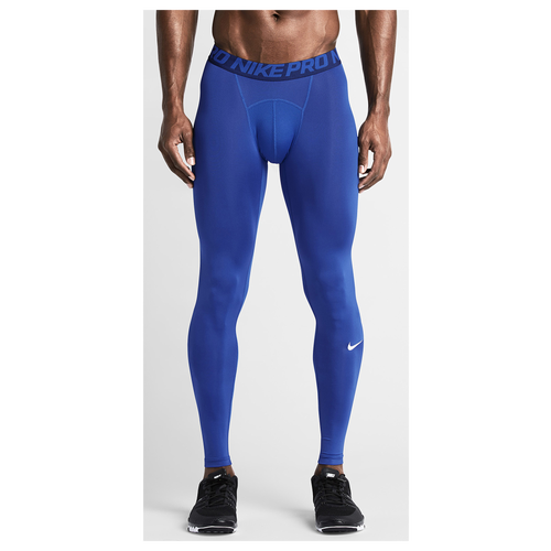 blue nike compression tights