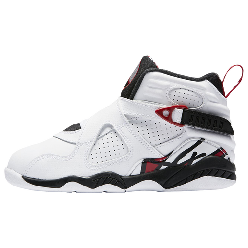 Jordan Retro 8 - Boys' Preschool - Basketball - Shoes - White/Gym Red ...