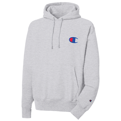 Download Champion Reverse Weave P/O Hoodie - Men's - Casual - Clothing - Grey/White