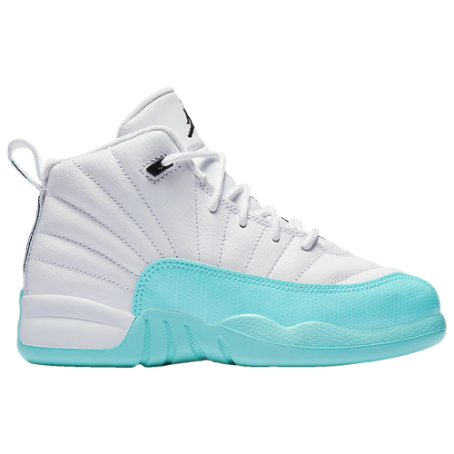 Jordan Retro 12 - Girls' Preschool - Basketball - Shoes - White/Light ...