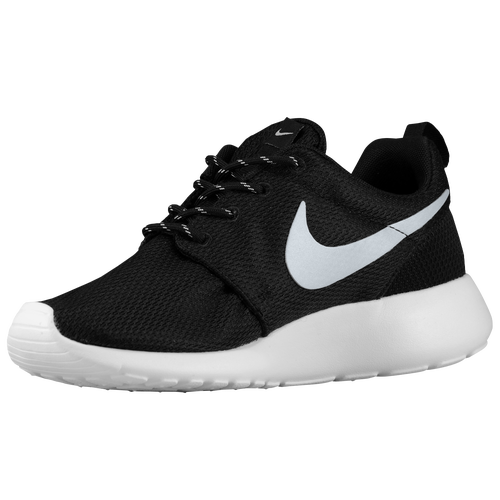 Nike Roshe One - Women's - Casual - Shoes - Black/White/Metallic Platinum